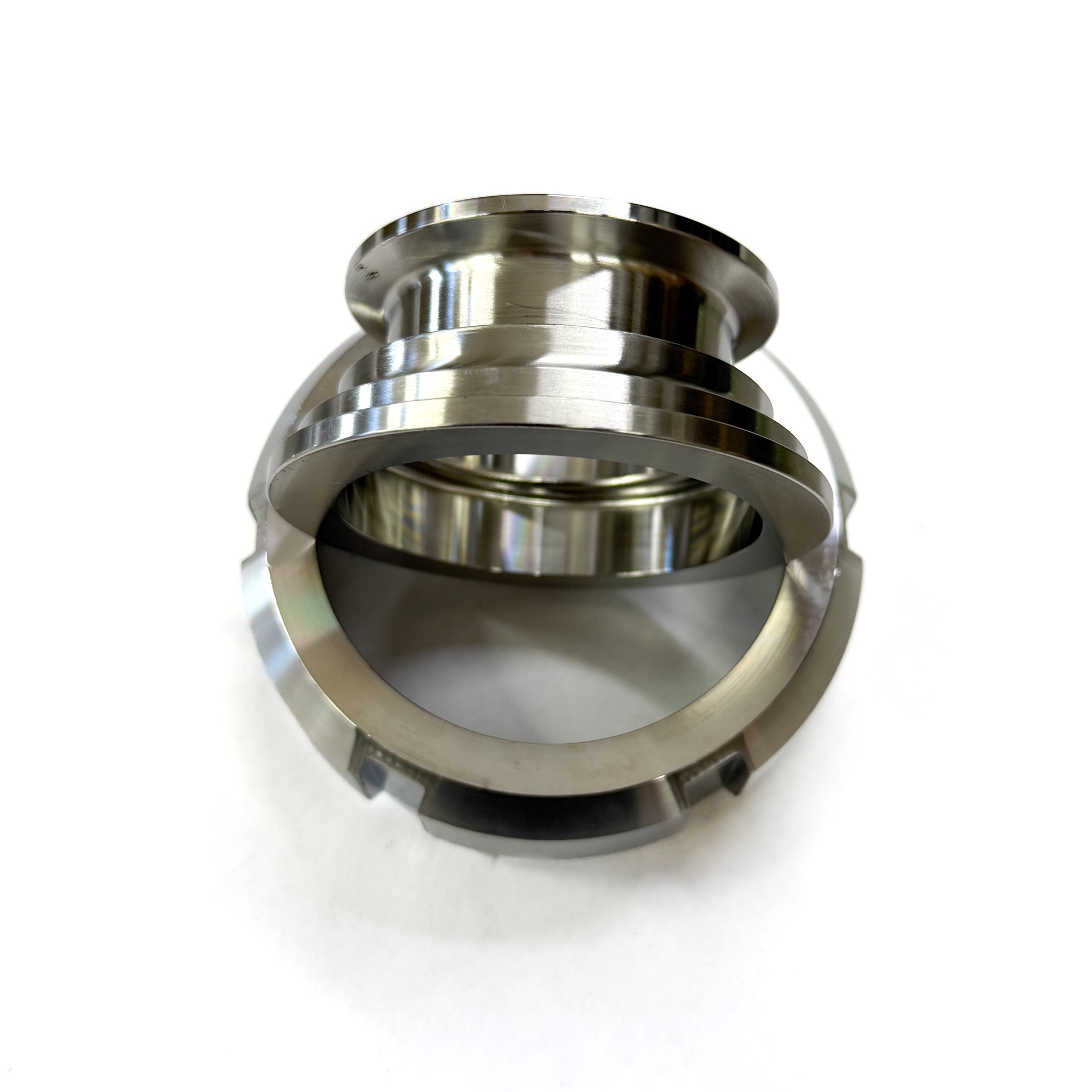 Redukcja nierdzewna ze złącza sms 63mm na triclamp 51 mm